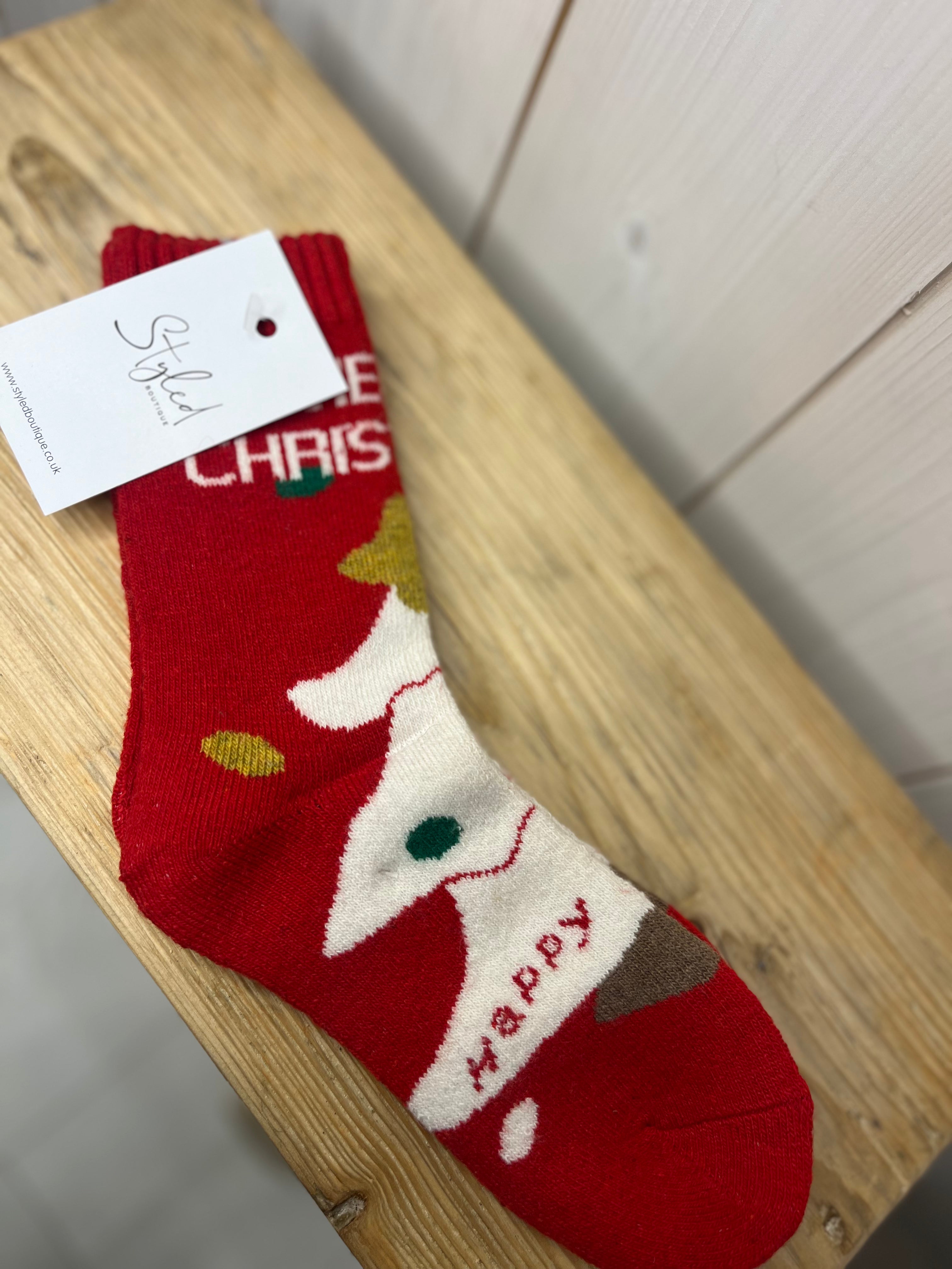 Christmas socks Size 3-6