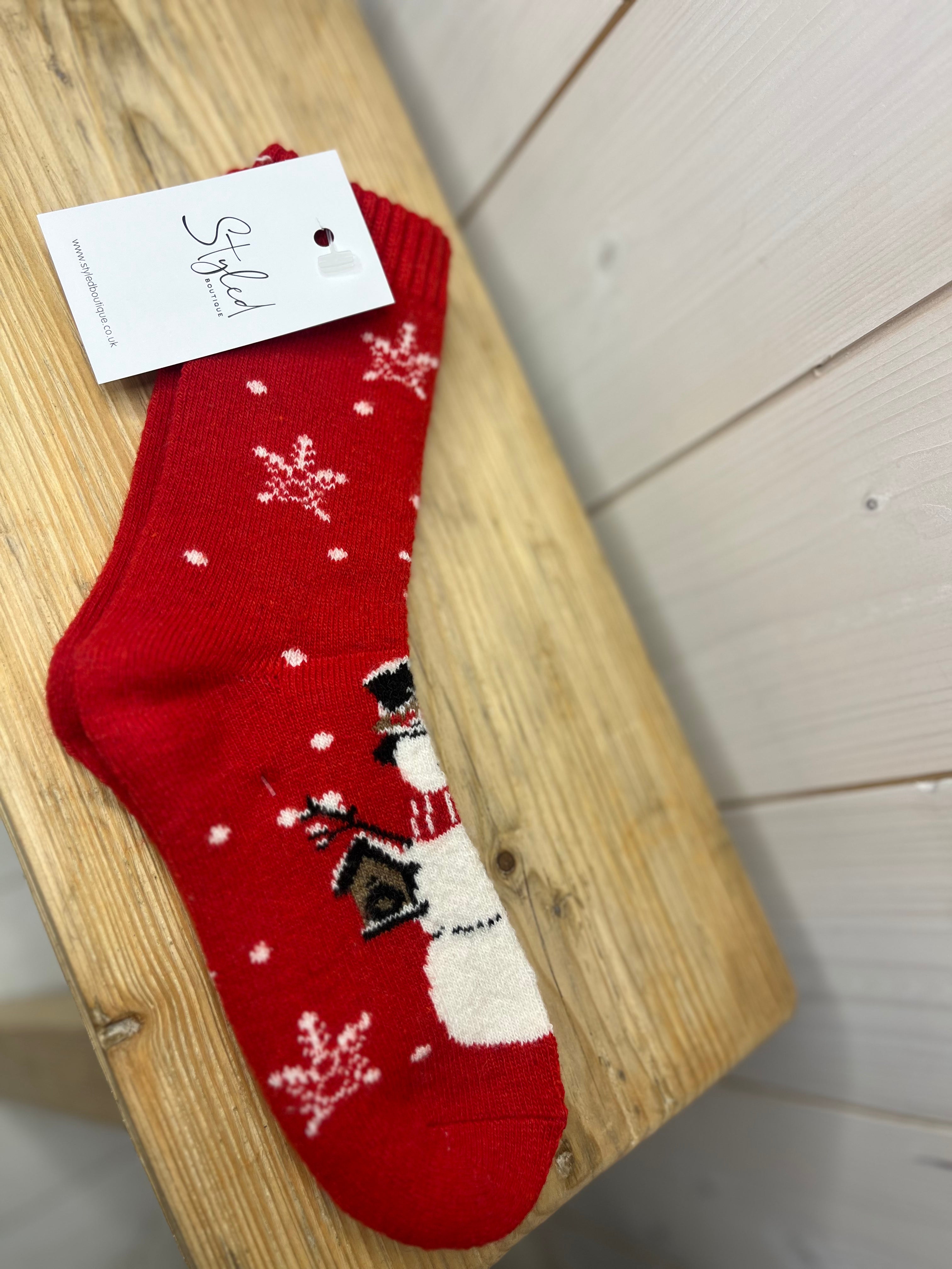 Christmas socks Size 3-6