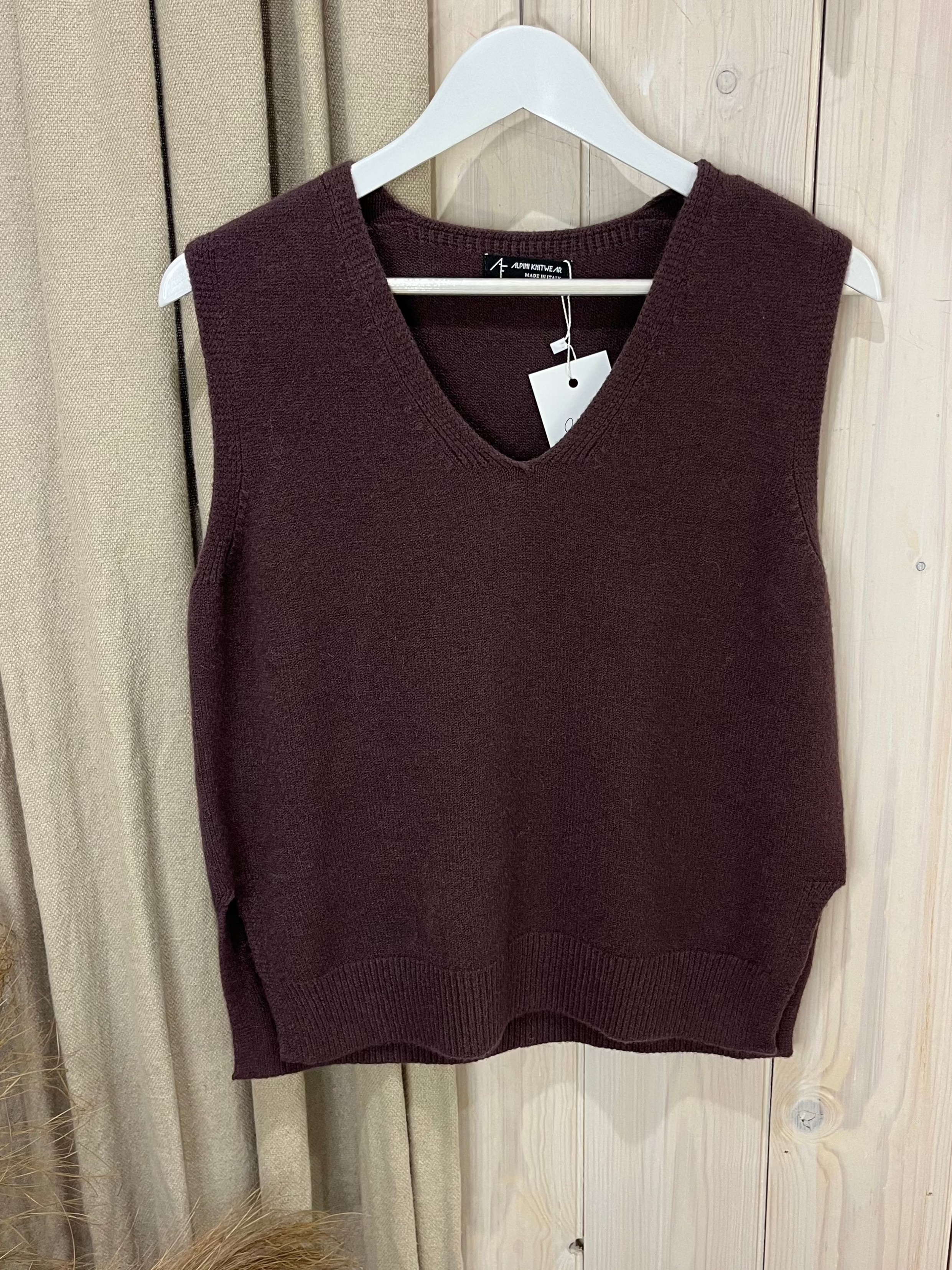 Luxury V-Neck Knit Tank