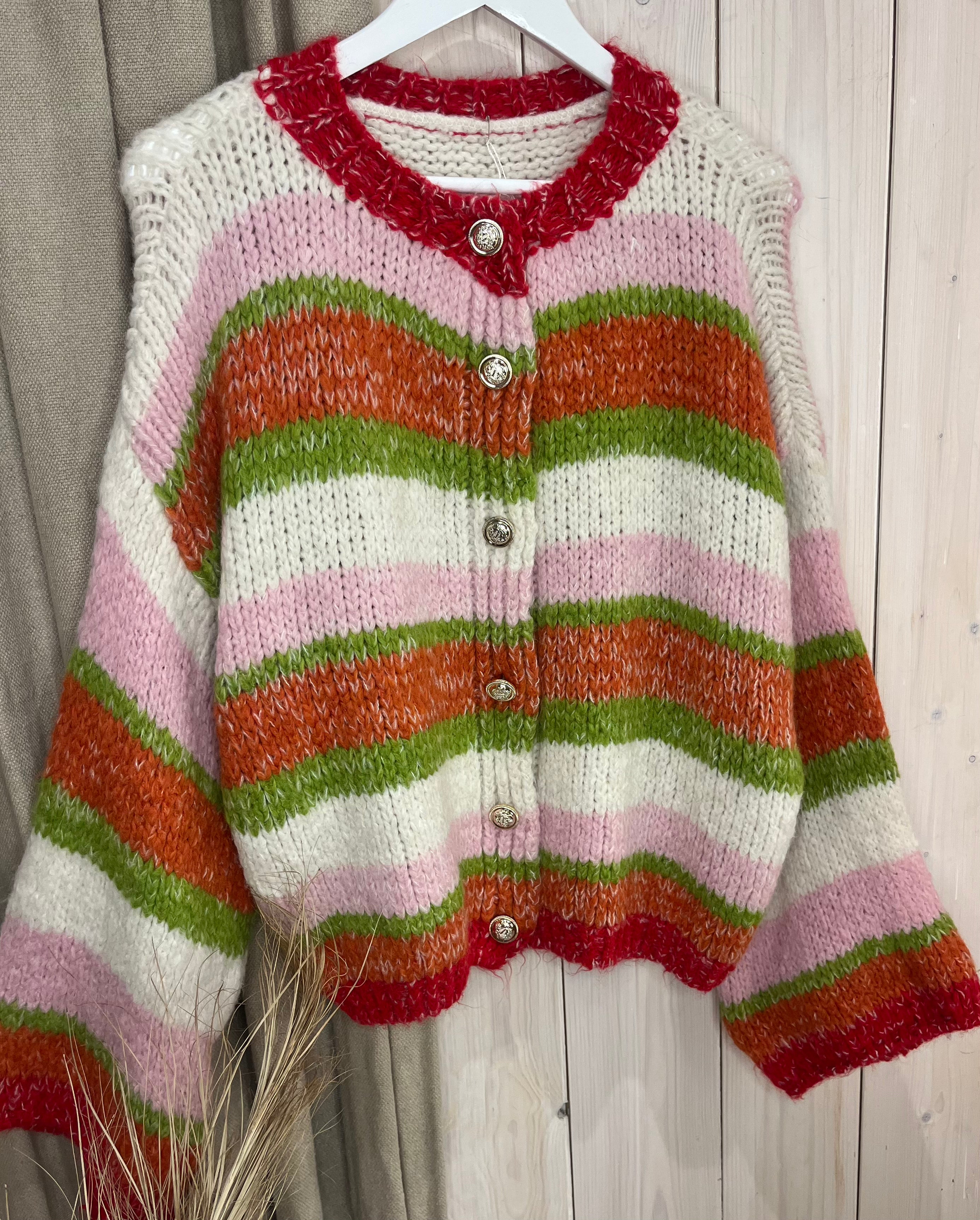 Nancy Striped Cardigan