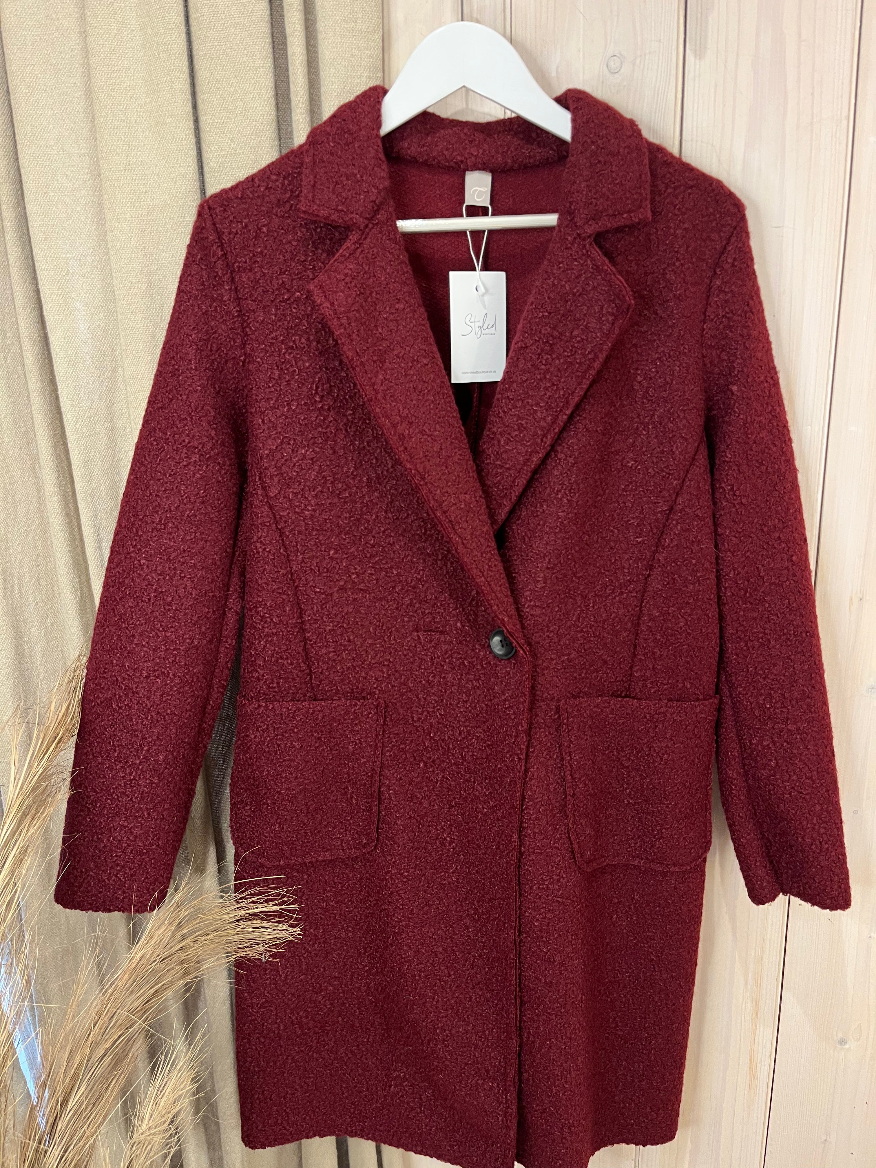 Jemima Boucle Style Overcoat