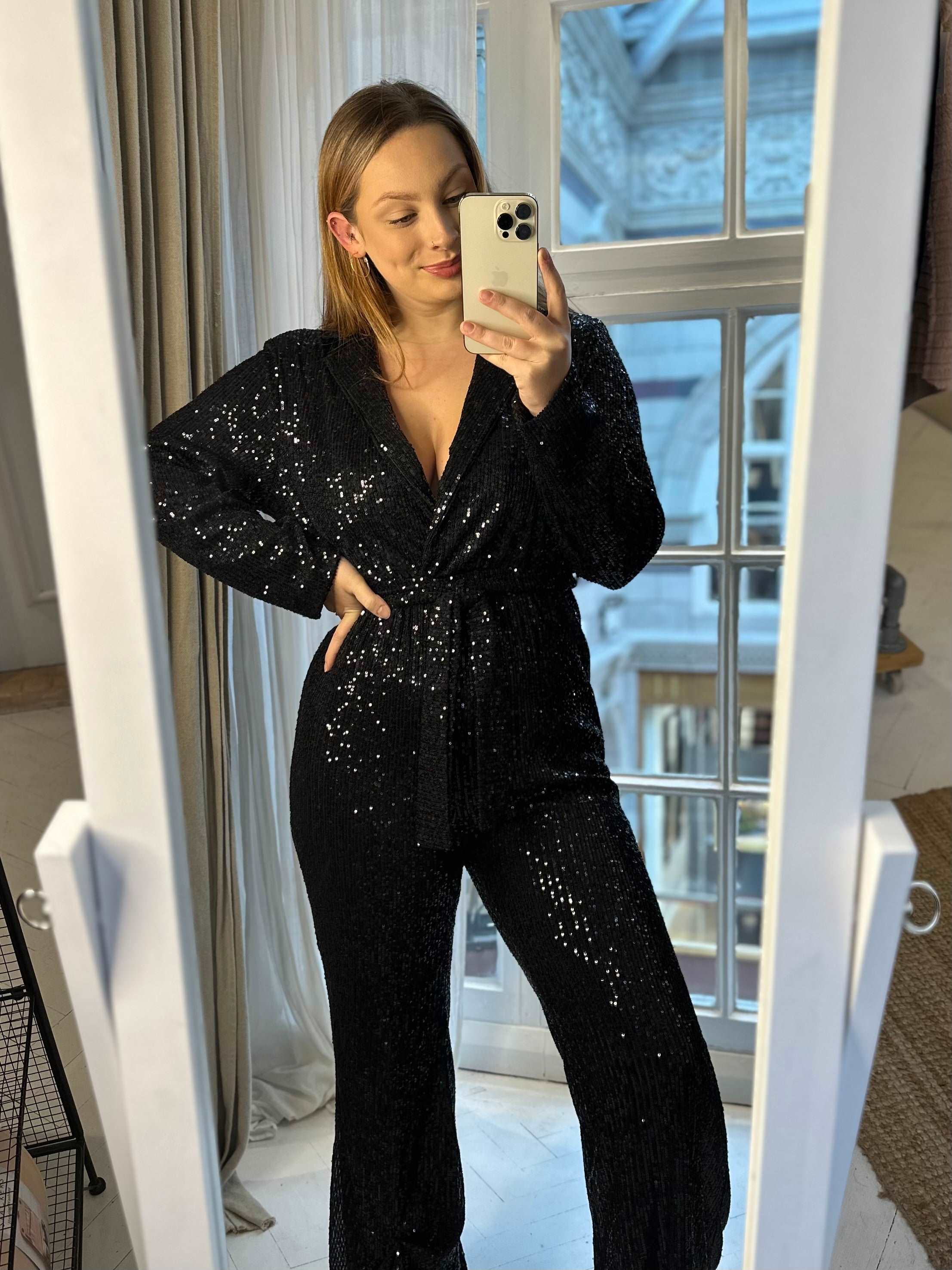 Sequin Jumpsuit