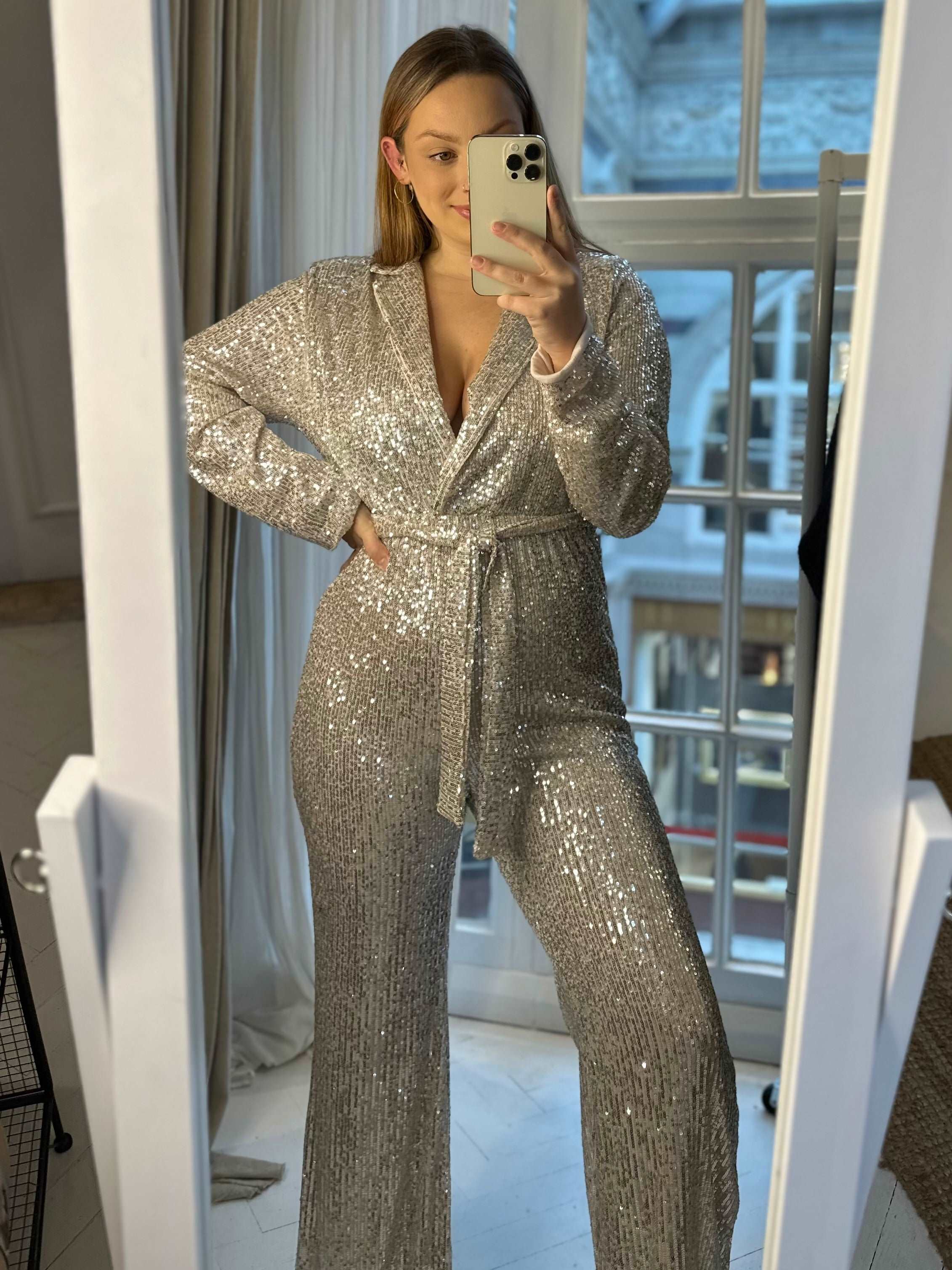 Sequin Jumpsuit