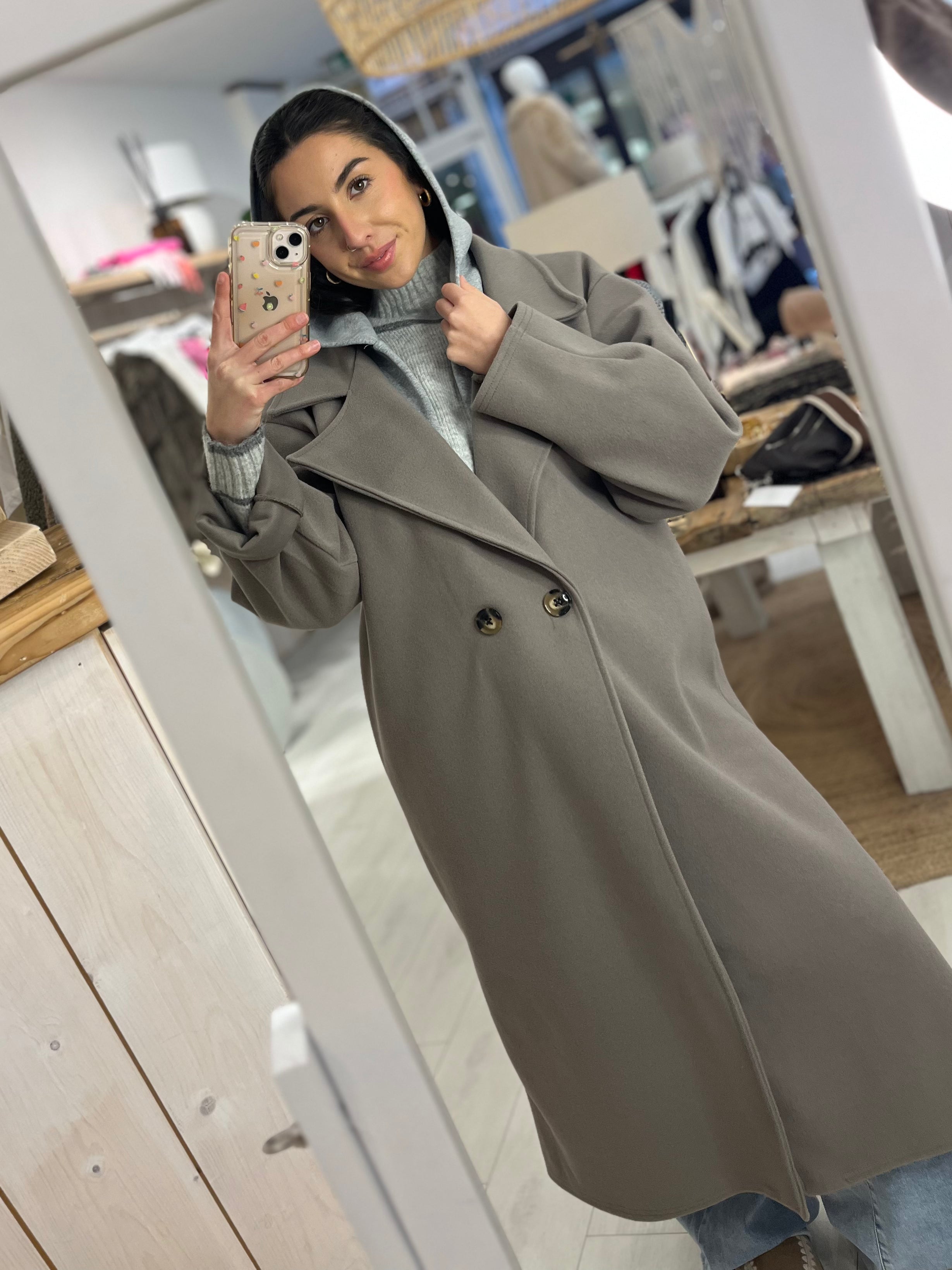 Evelyn Hooded Coat