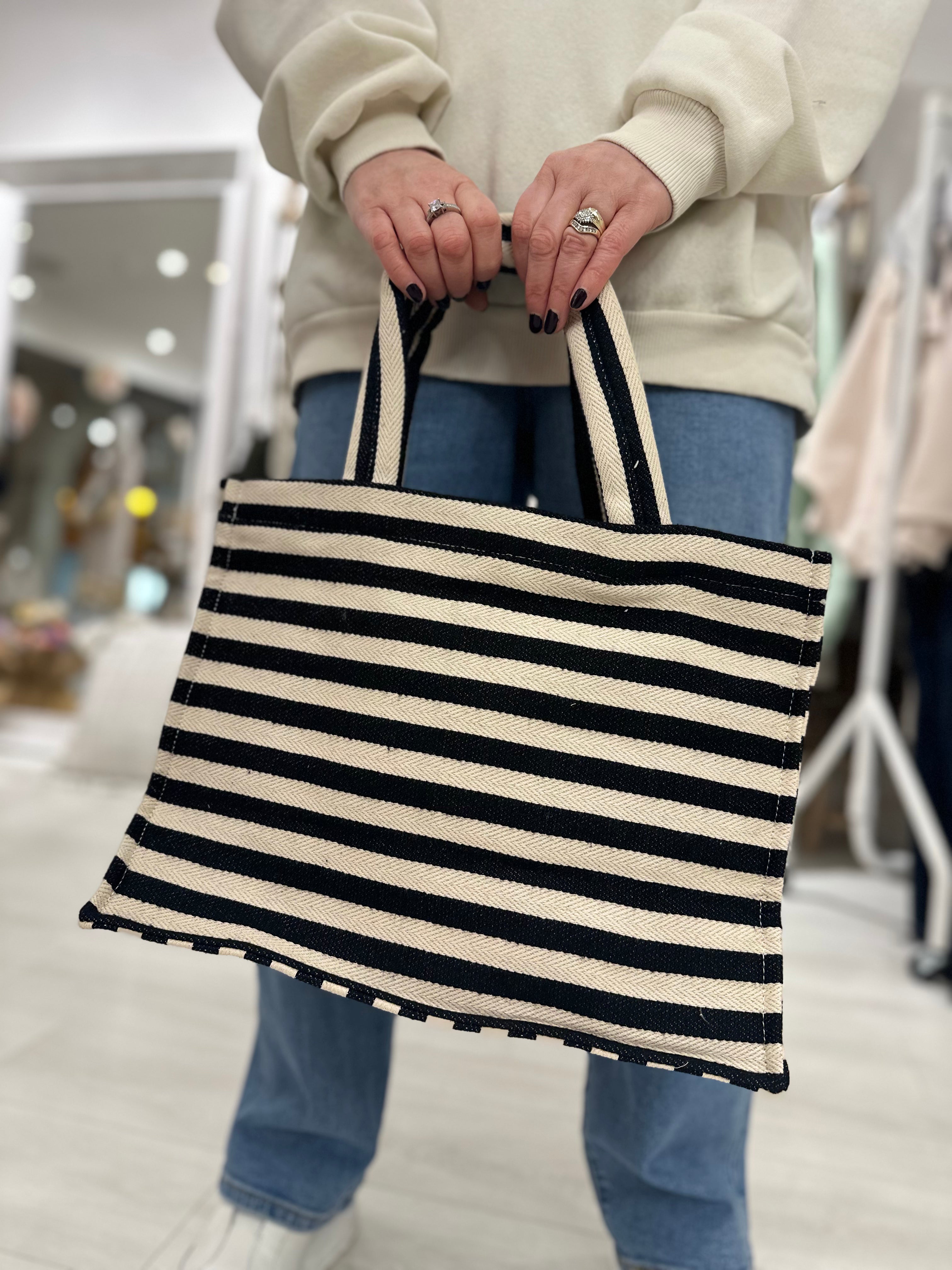 Stripe Tote Bag