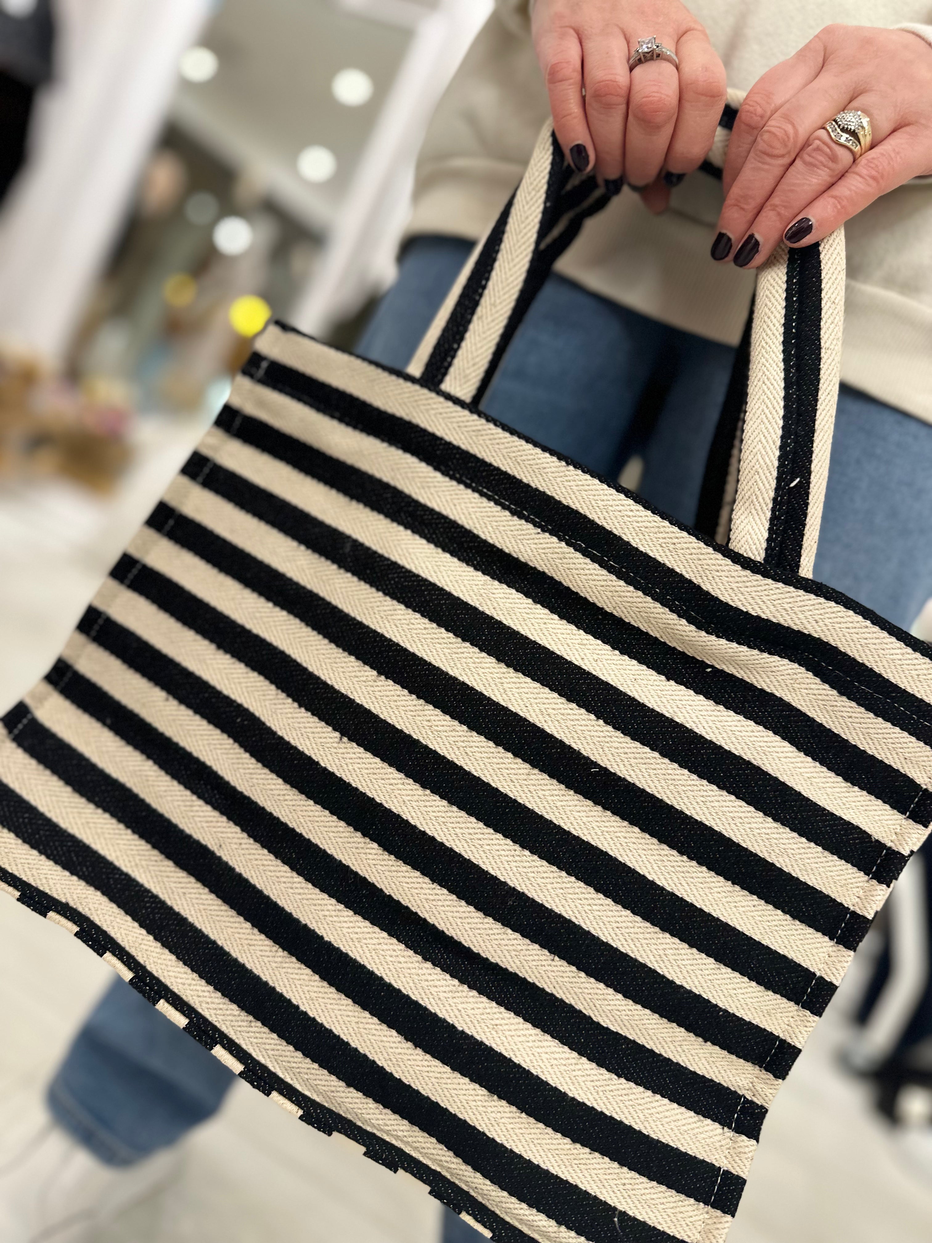 Stripe Tote Bag