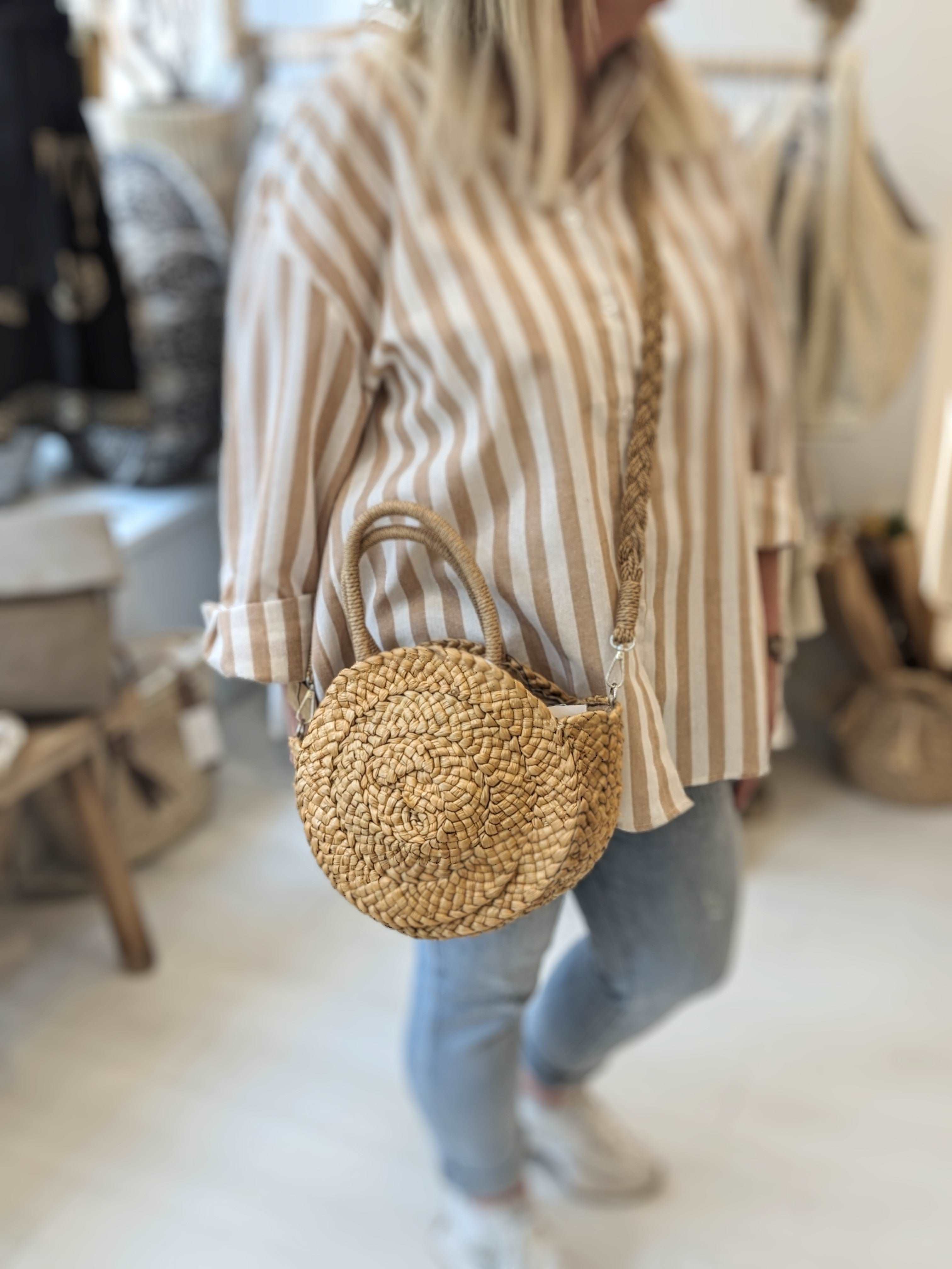 Circular Straw Bag