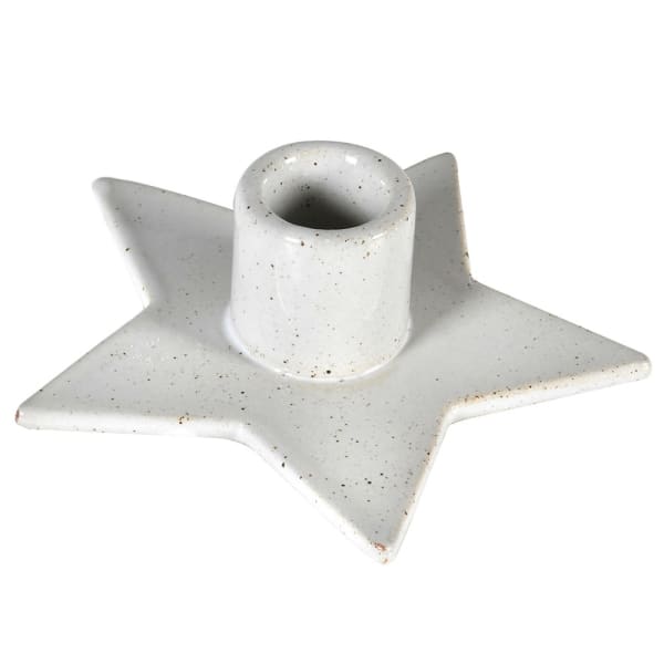 Star Porcelain Candle Holder