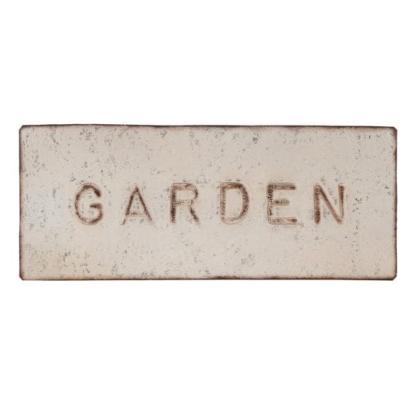 Rustic 'Garden' Wall Plaque