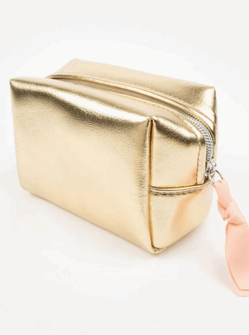 Gold Cosmetic Bag