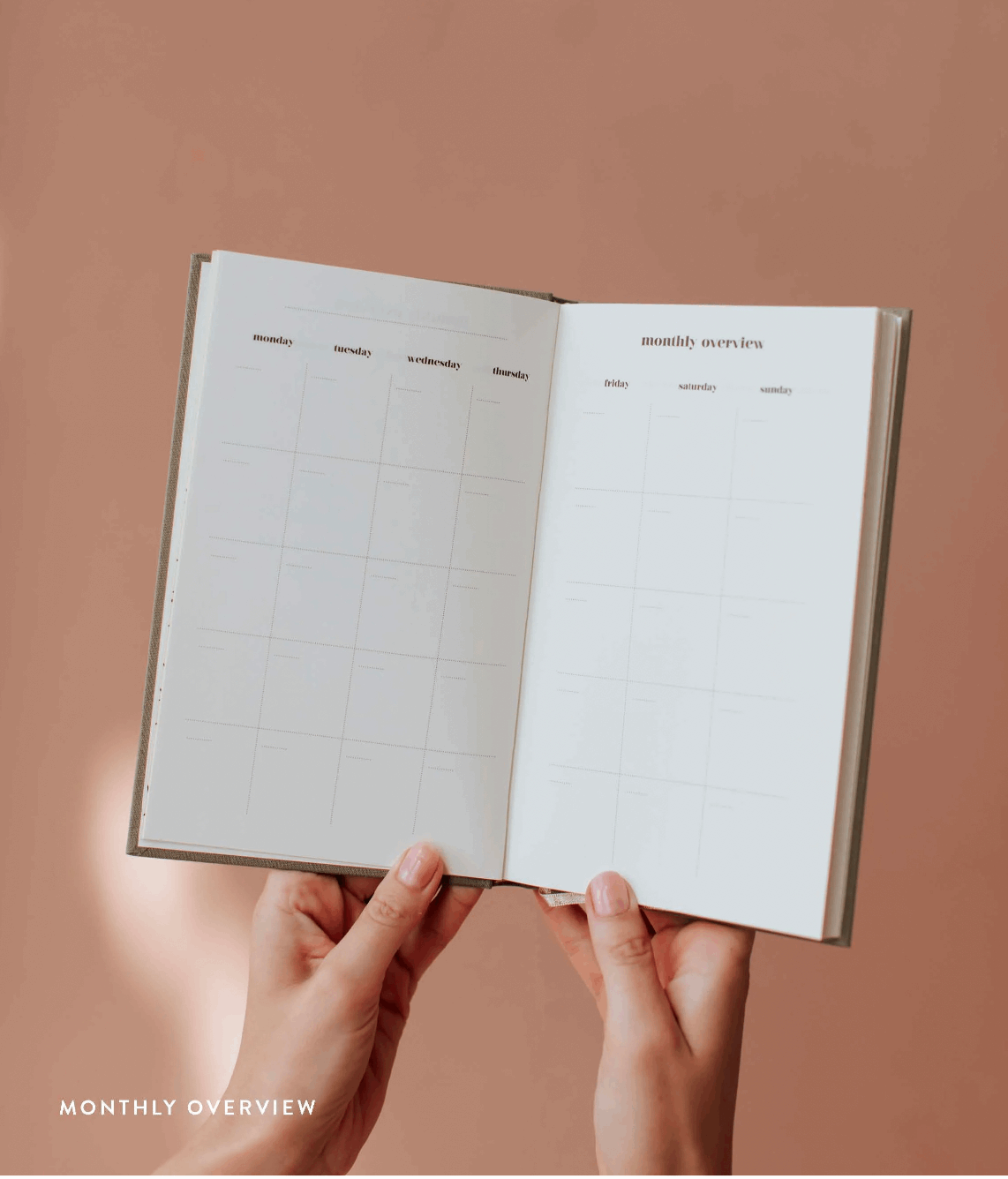 Undated Daily Planner - Khaki