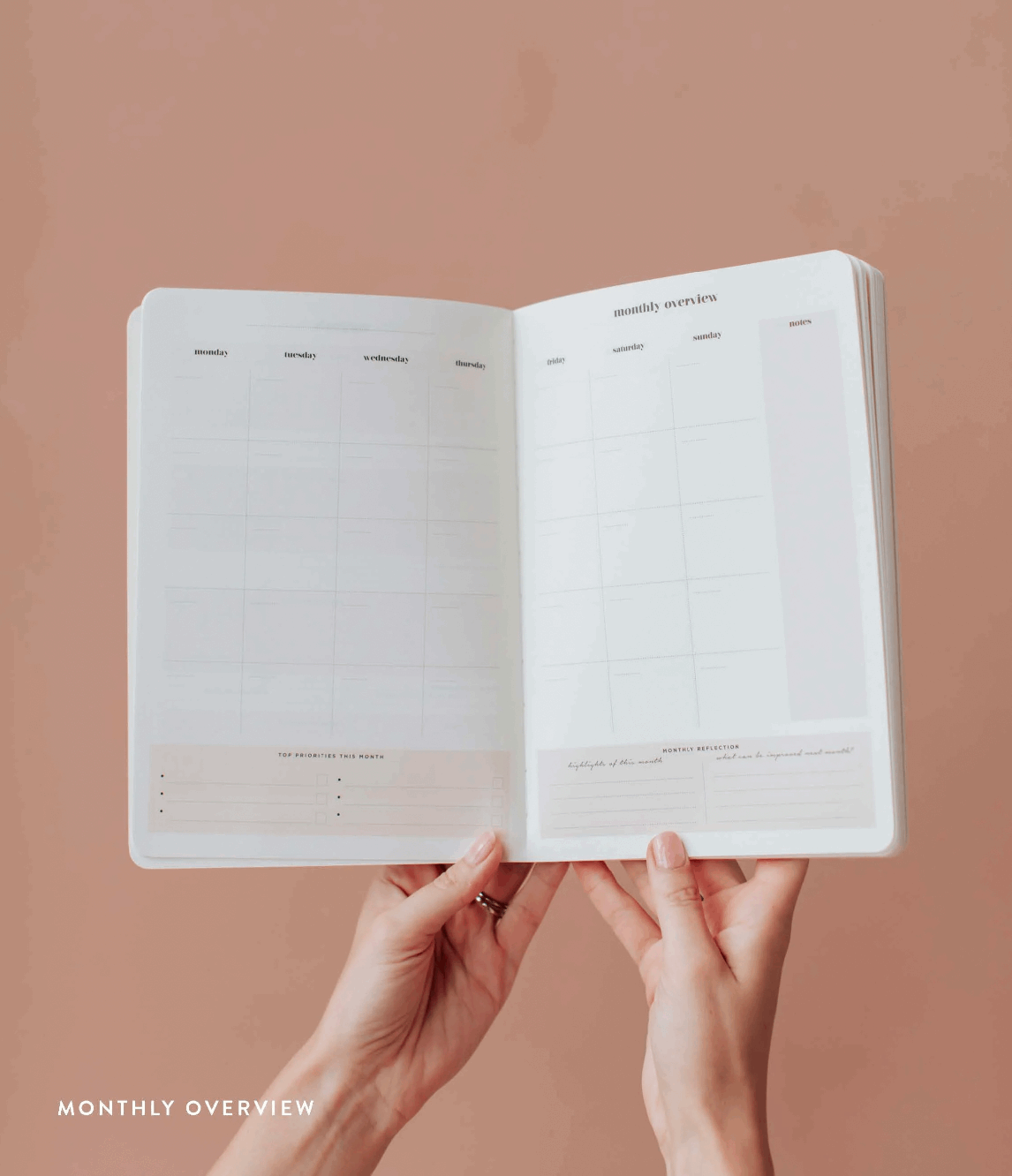 Undated Weekly Planner - Beige