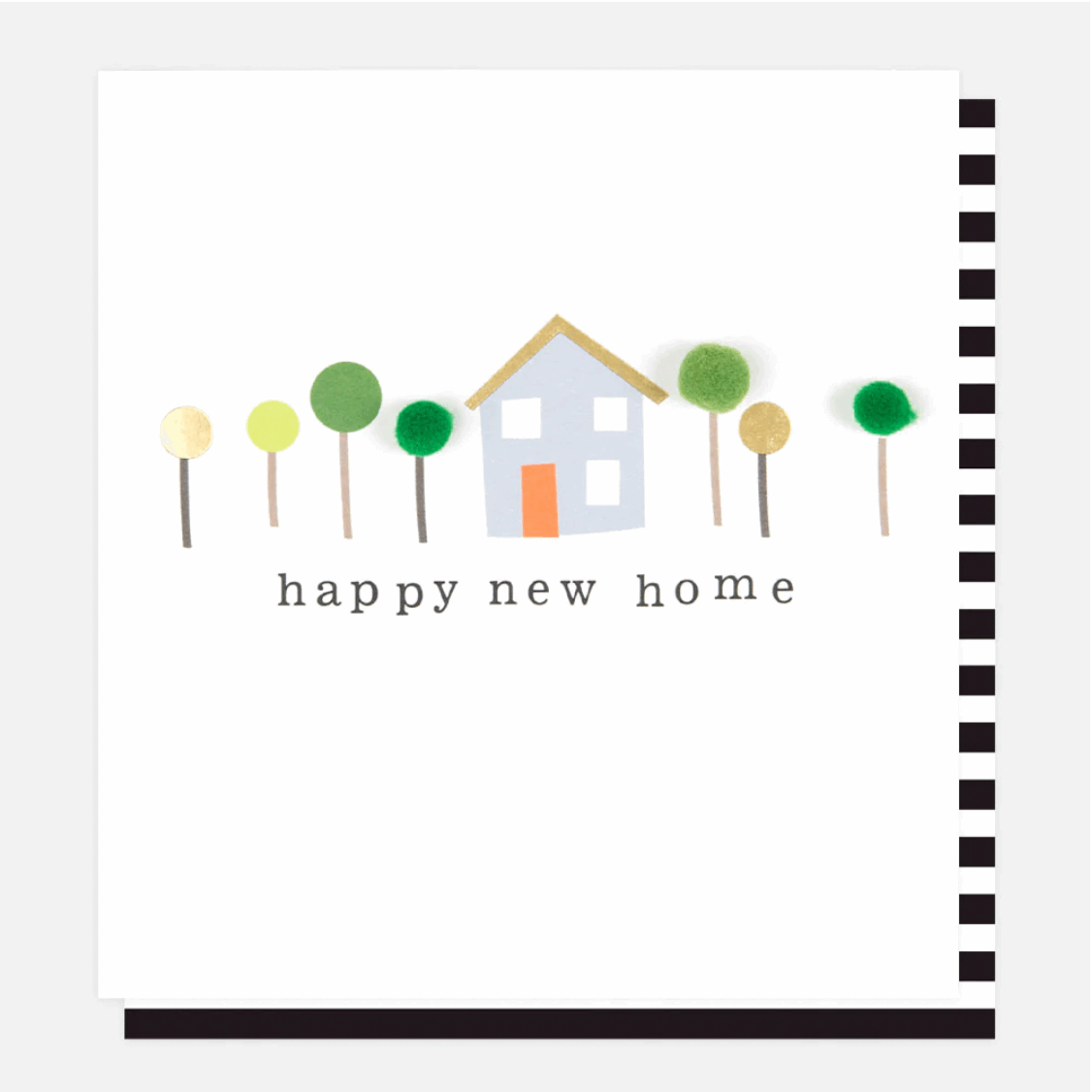 Pom Pom Trees New Home Card