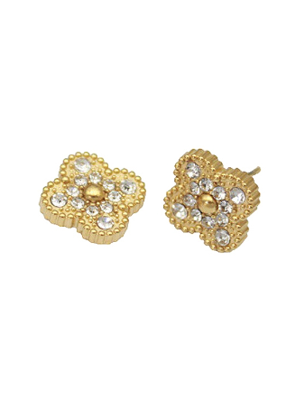 Clover Cubic Zirconia Earrings