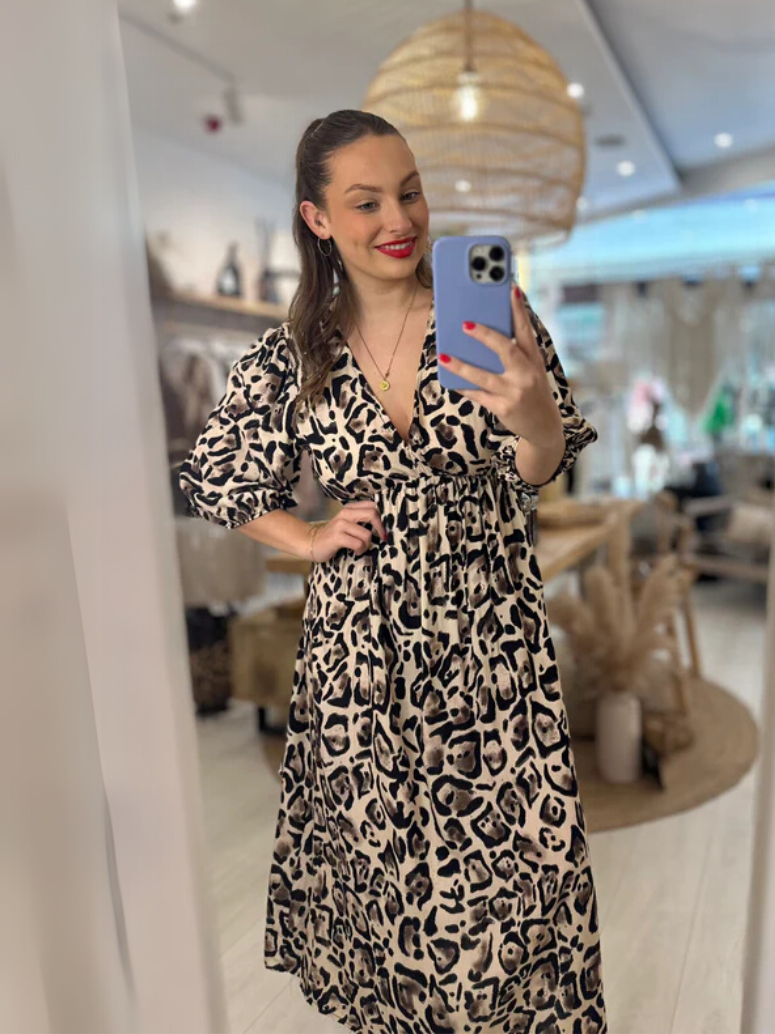 Leanie Leopard Dress