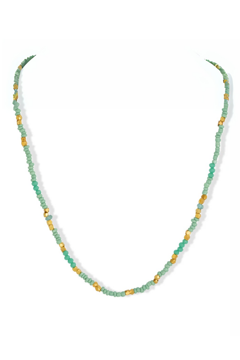 Riley Necklace in Aqua