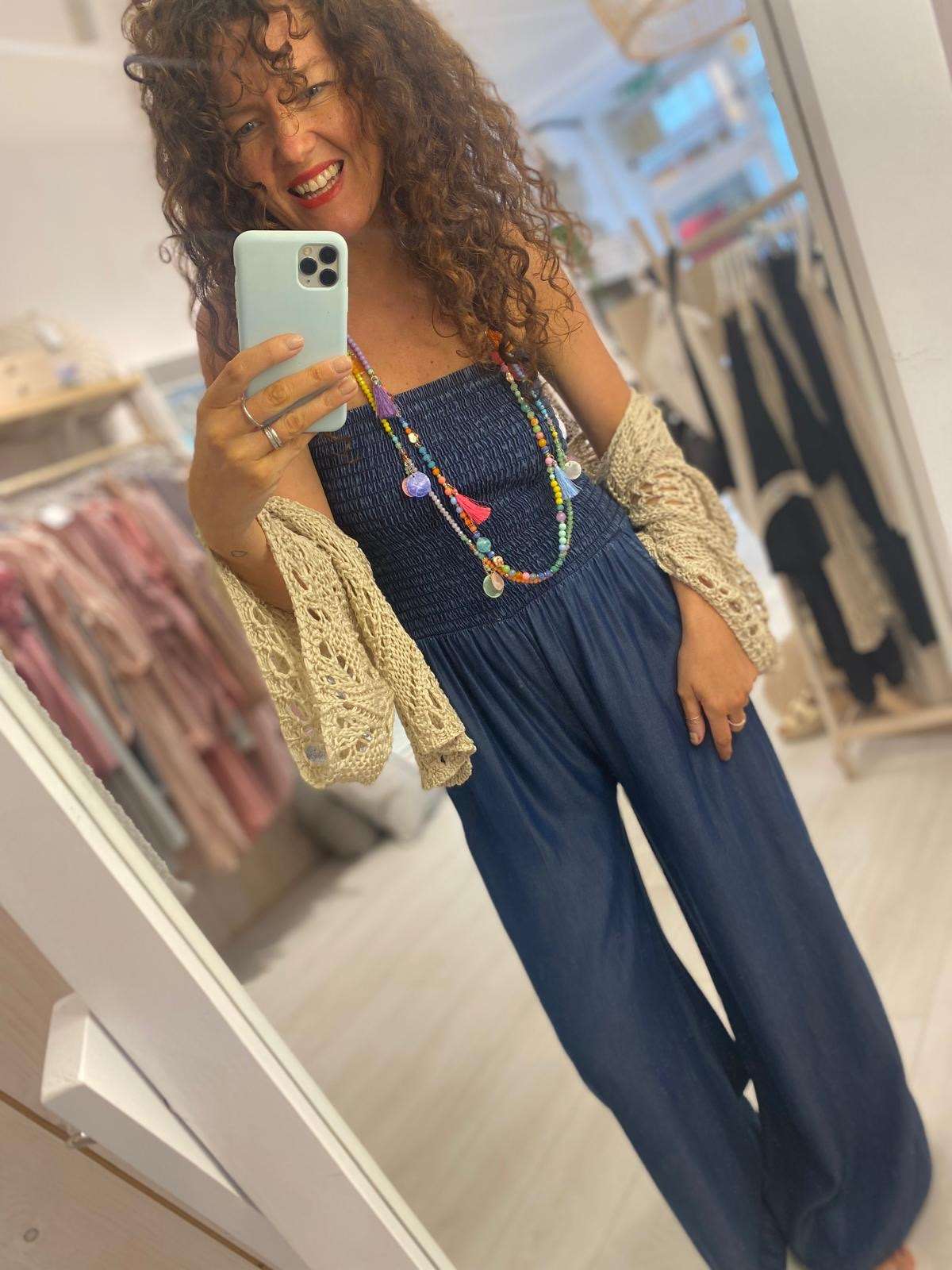 Dark Denim Jumpsuit