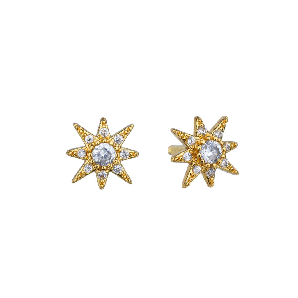 Crystal Star Earrings