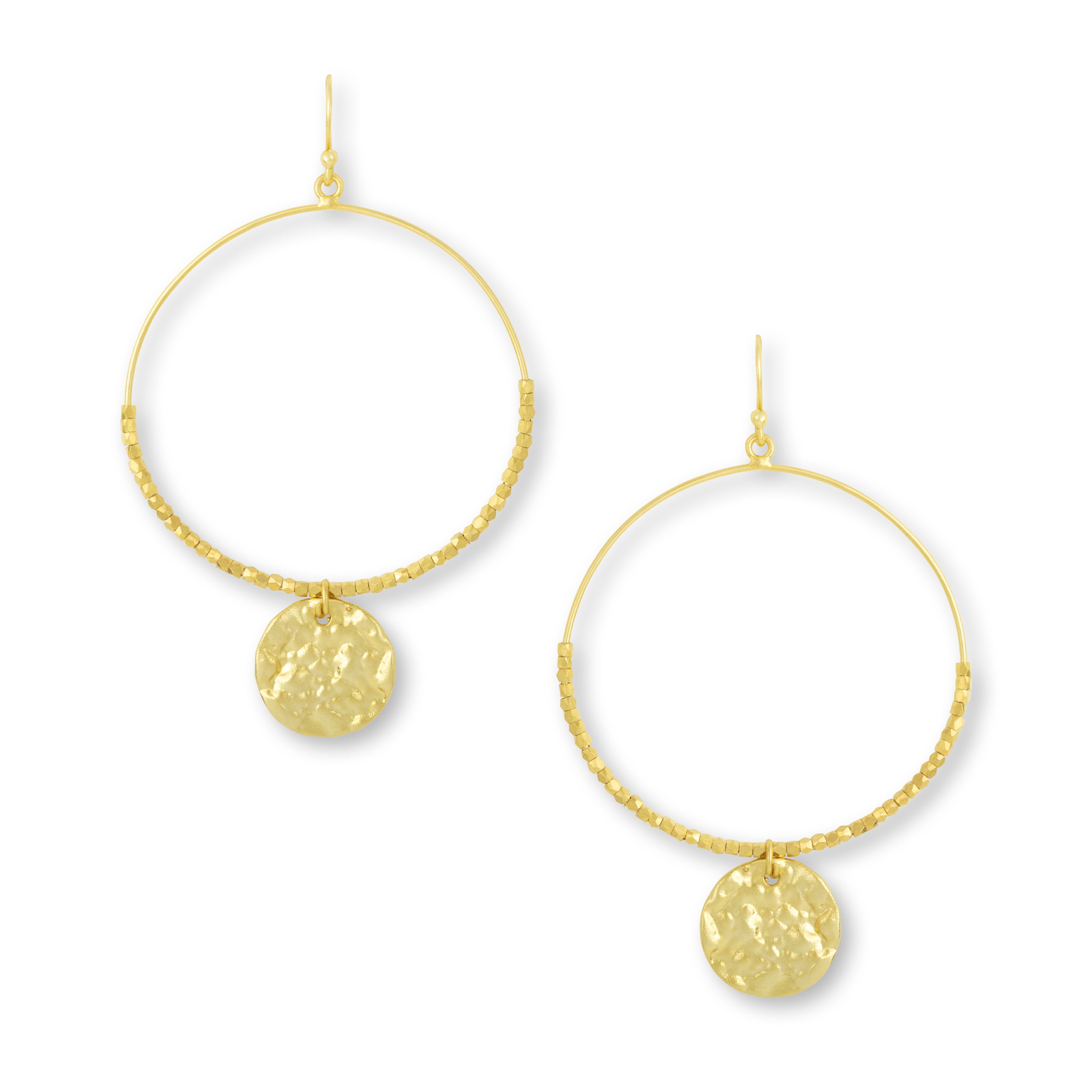 Dominique Large Hoop Earrings